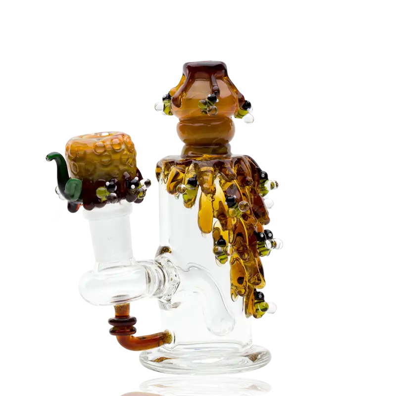 Empire Glassworks Mini Dab Rig Beehive Design