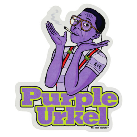 Purple Urkel Sticker