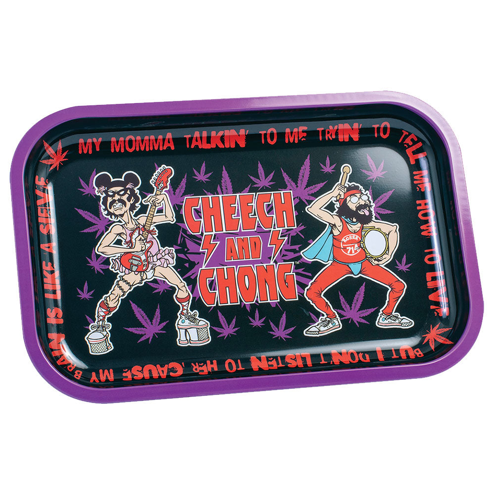 Cheech & Chong Metal Rolling Tray | Ear Ache