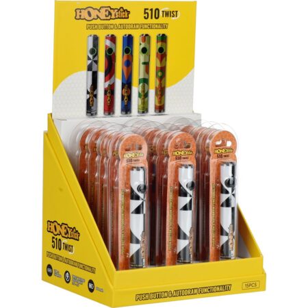 HoneyStick 510 Twist Design Series Battery – 650mAh 15ct
