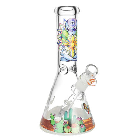 Pulsar Full Wrapped Beaker Water Pipe -10.5"/14mm F/Psychedelic Desert