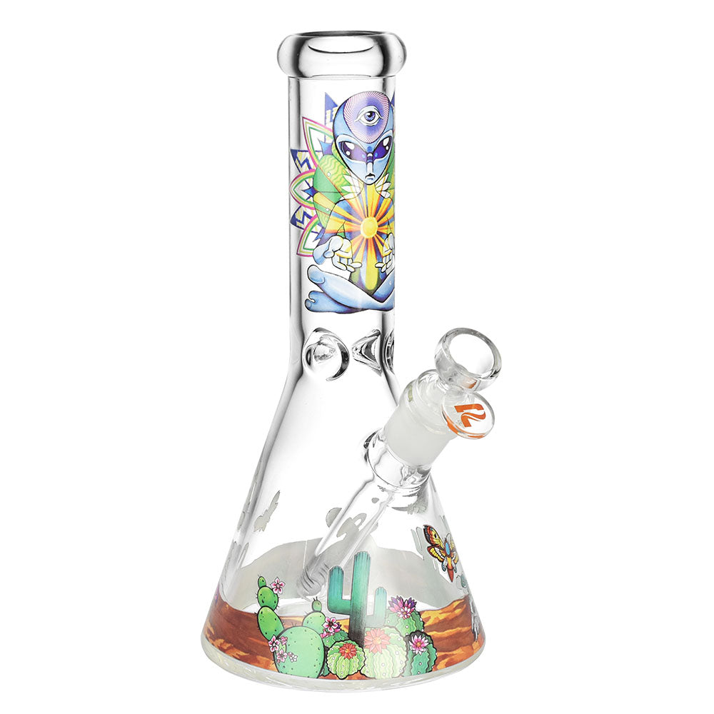 Pulsar Full Wrapped Beaker Water Pipe -10.5″/14mm F/Psychedelic Desert