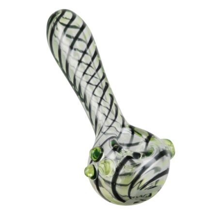 Pulsar Uv Candy Stripe Spoon Pipe - Assorted Colors
