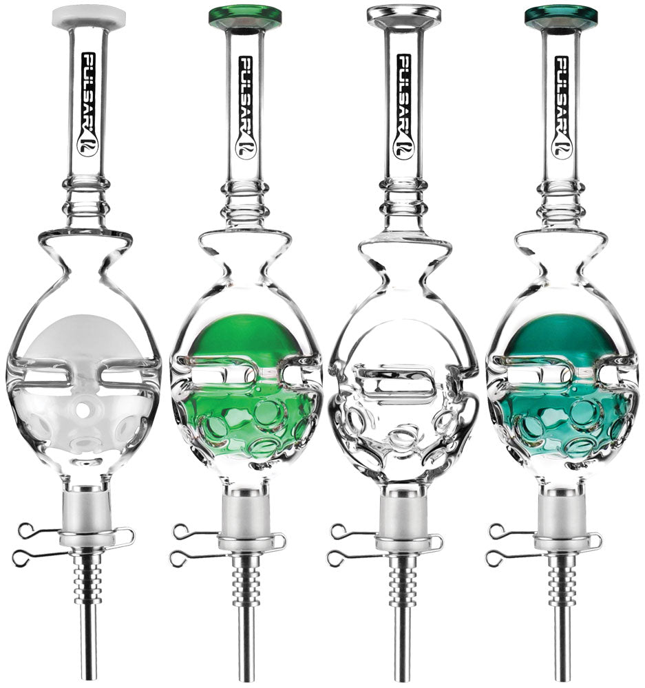 Pulsar Glass Egg Vapor Straw – 11″ / 14mm F / Colors Vary