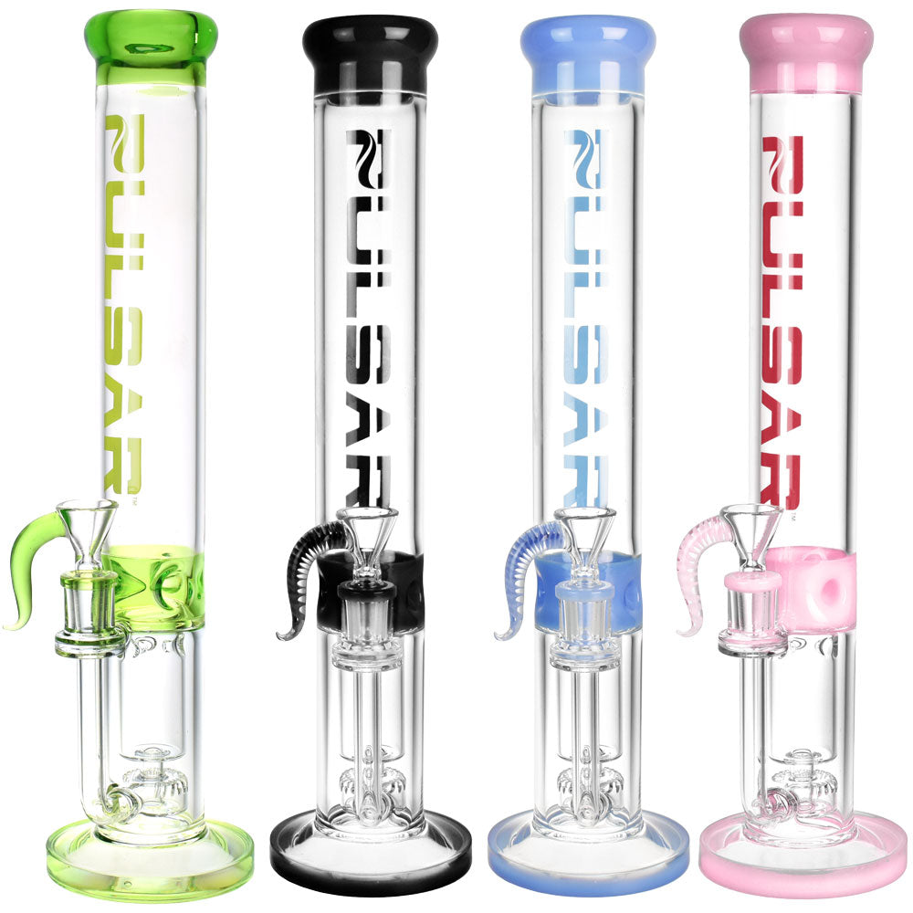 Pulsar Recycler Tube Water Pipe – 15″/14mm F/Colors Vary