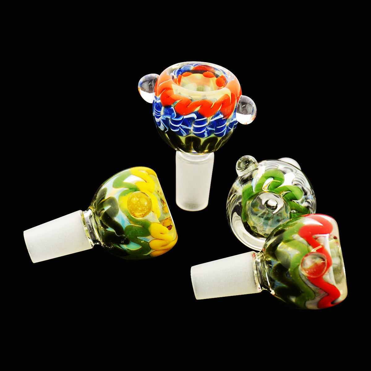 Artistic Twirl 14mm Glass Bowl Slide - Image 2