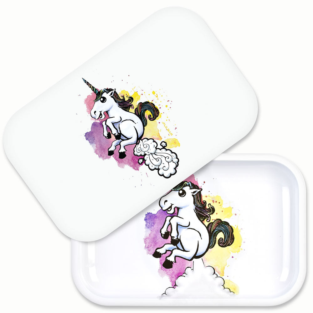 Pulsar Metal Rolling Tray w/ Lid | Farticorn