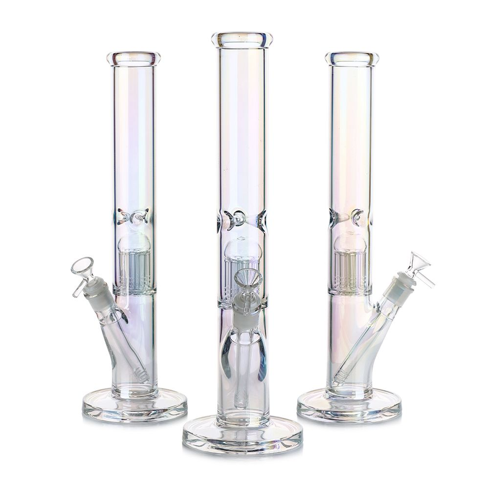 16-inch Electro Plated Glass Water Pipe with Percolator - Image 5