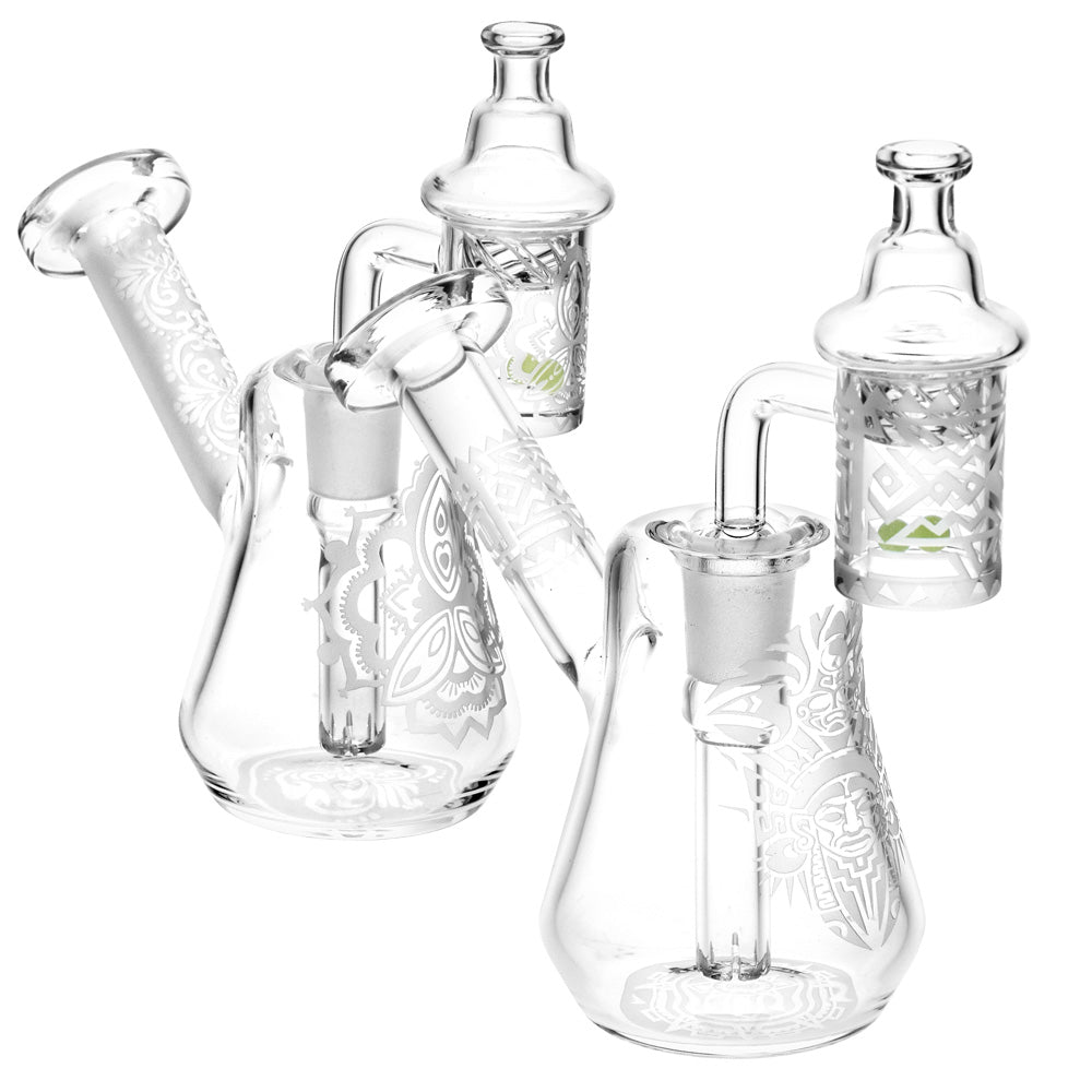 Compact Travel Etched Dab Rig Set – 5.5″/14mm F/Designs Vary