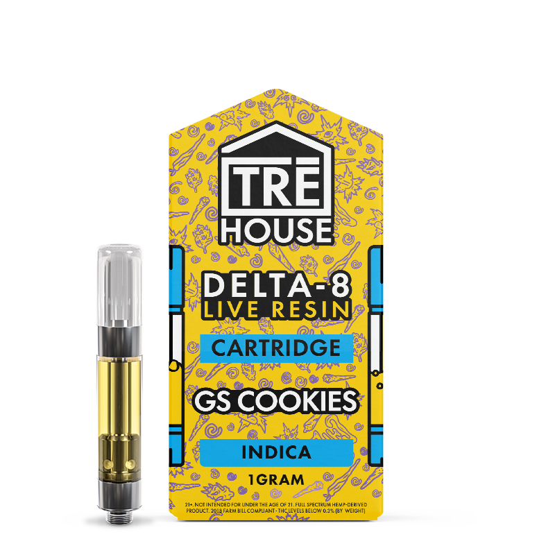 Cartridges – GS Cookies – Indica – Live Resin – Delta 8