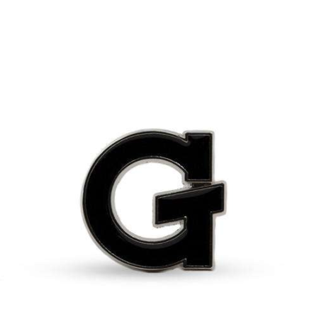 Black G Enamel Pin