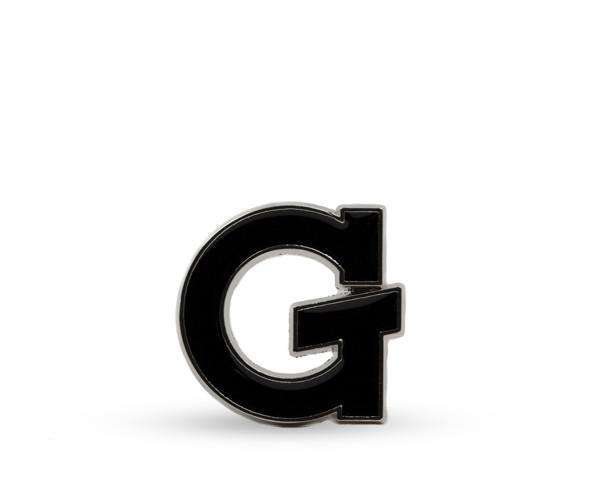 Black G Enamel Pin