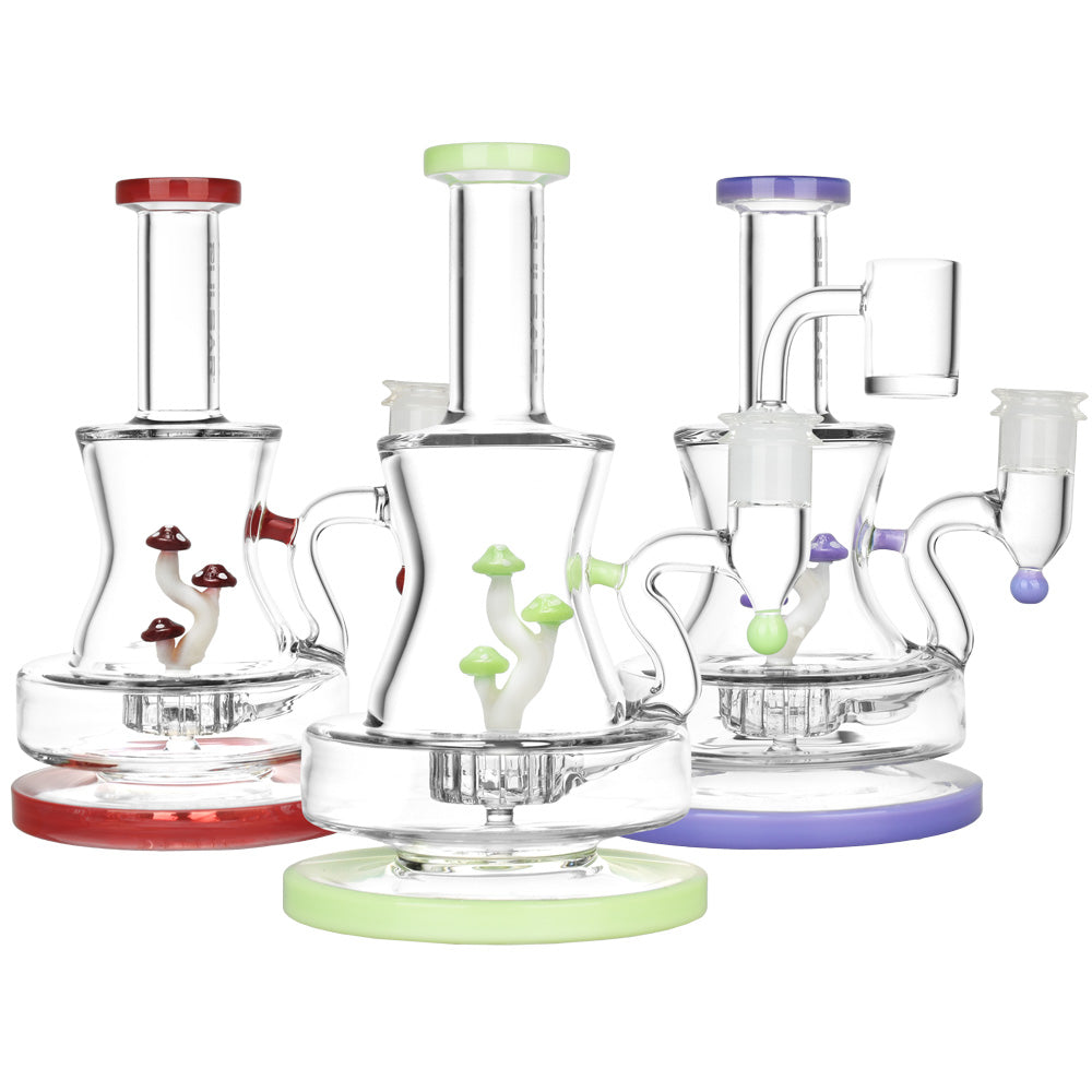Pulsar Shadow Lurking Shrooms Dab Rig | 7.25″ | 14mm F