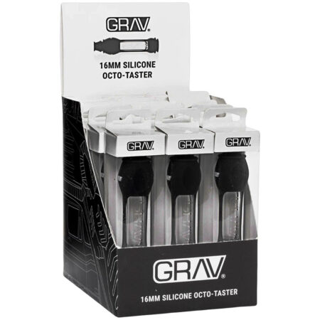 GRAV Silicone & Glass Octo-Taster Pipe – 4″ / 16mm 15ct