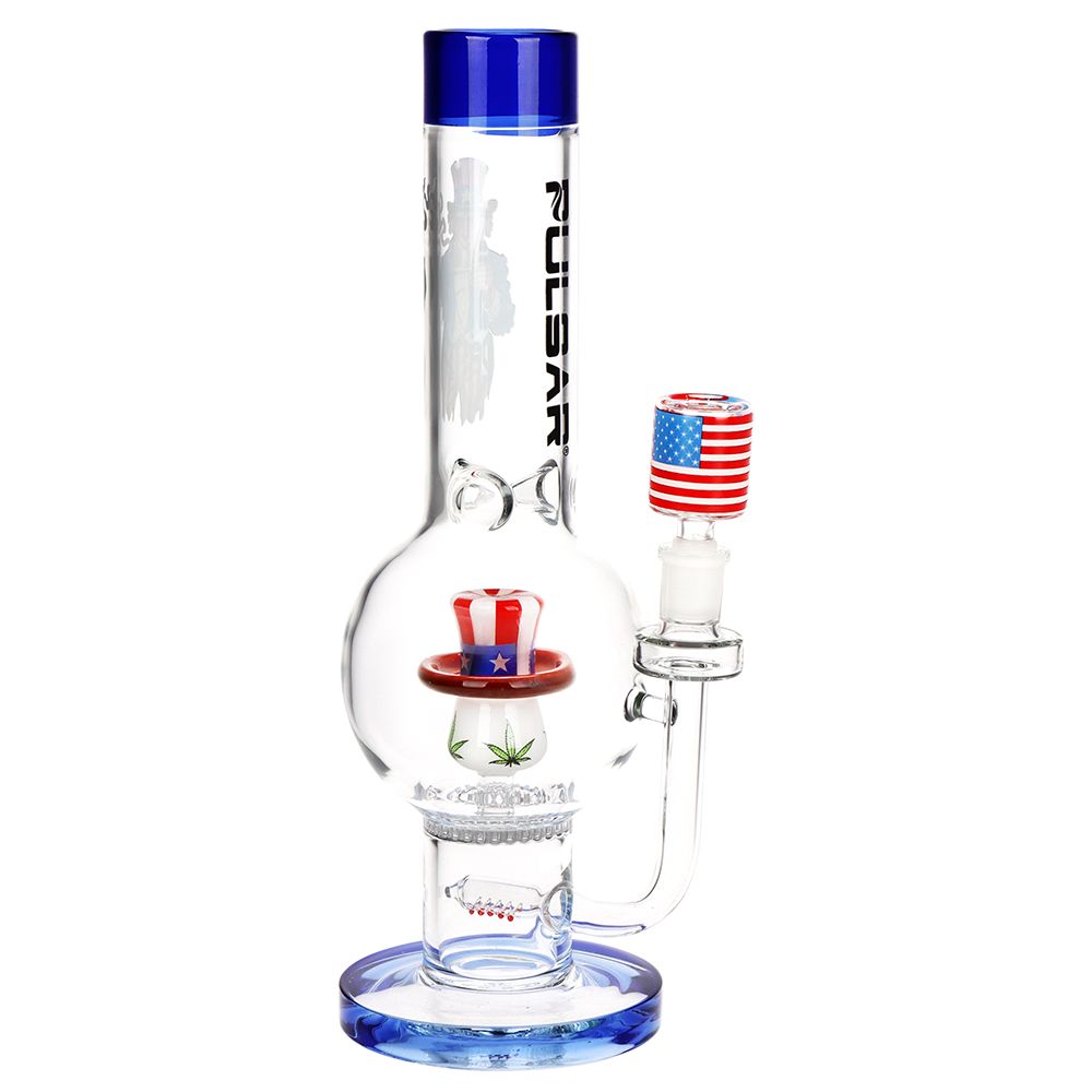 Pulsar USA Top Hat Bubble Base Glass Water Pipe – 13.25″ / 14mm F