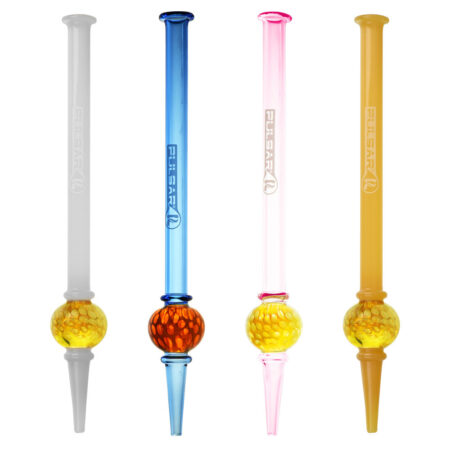 Pulsar Melting Bubble Dab Straw – 8.5″ / Colors Vary