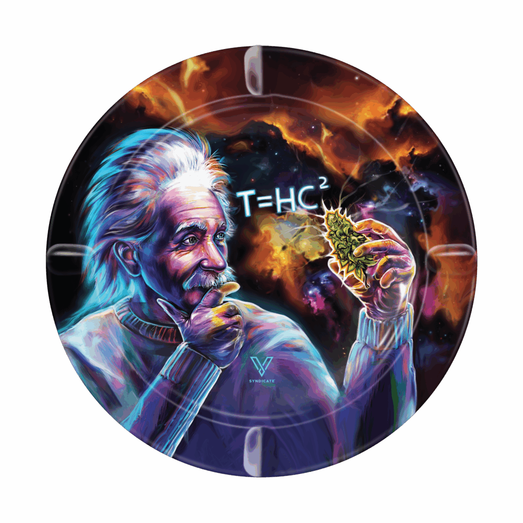 T=HC2 Einstein Black Hole Blazin’ Ashtray Metal