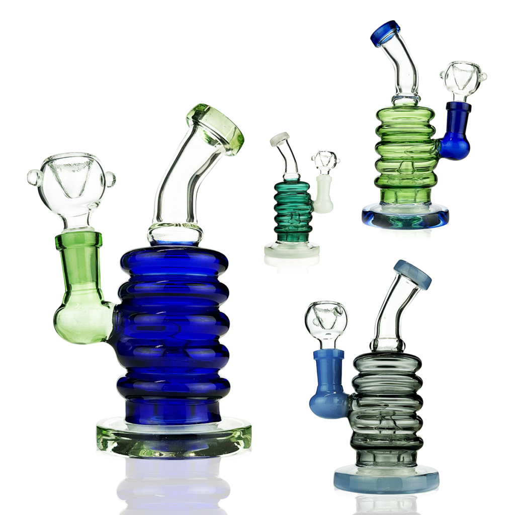 6″ Color Tube Ring Body Water Pipe