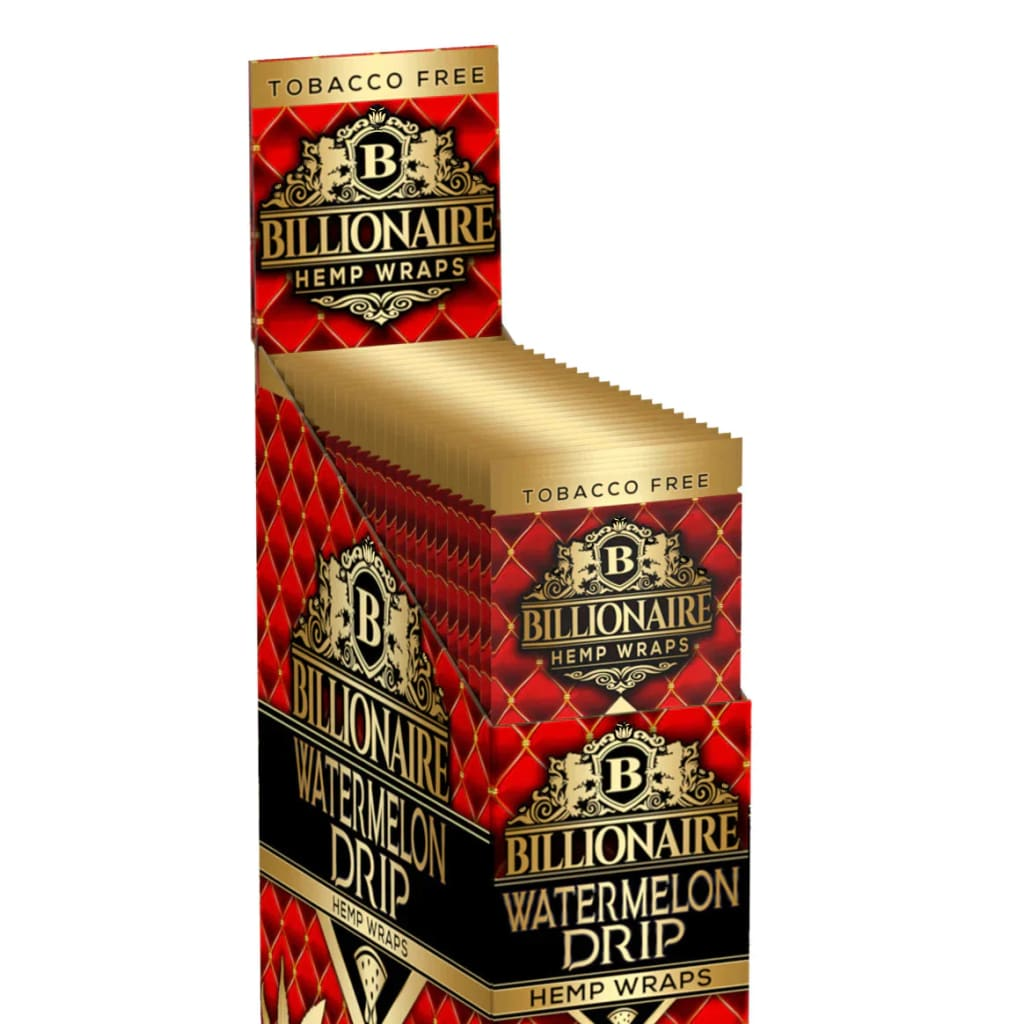 Billionaire Hemp Wraps Tobacco-free Box – Watermelon Drip