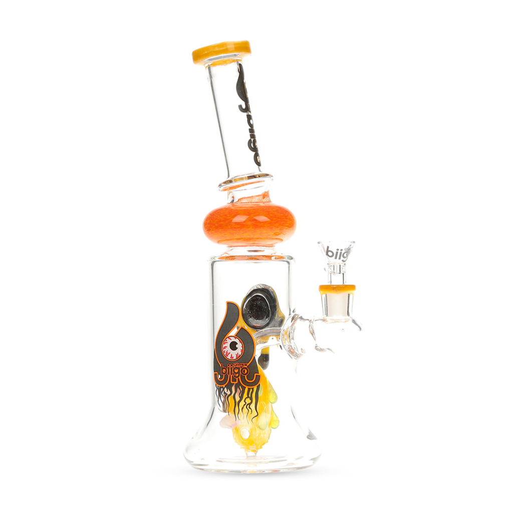 Lookah Glass 11.25″ Dripping Eye Angled Water Pipe