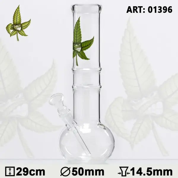 CannaHeroes | 11″ Glass Water Pipe