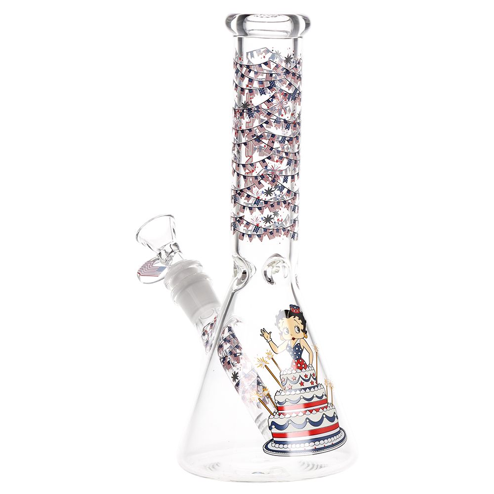 Pulsar Betty in Cake Beaker Glass Water Pipe | 9.75″ | 14mm F