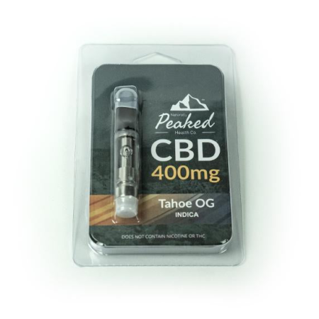400MG CBD Vape Cartridge | 510 Threaded | Naturally Peaked CBD
