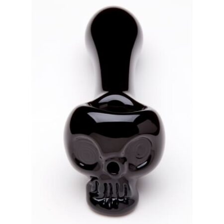 Bone Head Skull Glass Pipe Embrace Mortality Hand Pipe