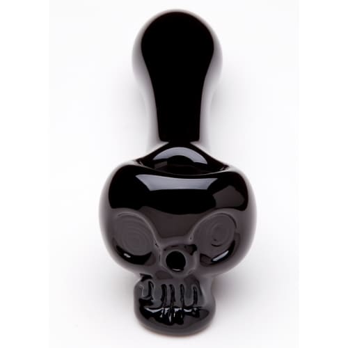 Bone Head Skull Glass Pipe Embrace Mortality Hand Pipe