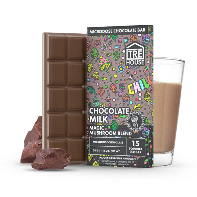 Chocolate Bar – Chocolate Milk – Magic Mushrooms – (12 x 10 Pack) – 120pc MC