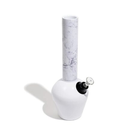 Chill Bong - Mix & Match - Gloss White & White Marble Bong Combo