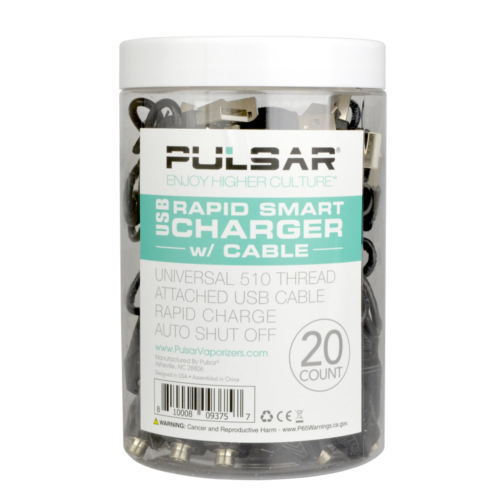 Pulsar 510 Thread Smart Charger w/ Cable – 20PC DISPLAY