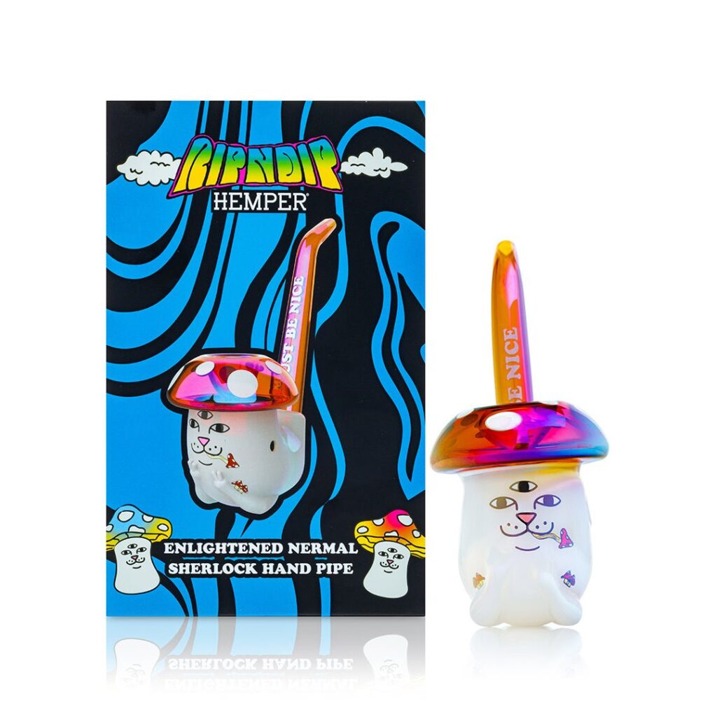 RIPNDIP x HEMPER – Enlightened Nermal Sherlock Pipe