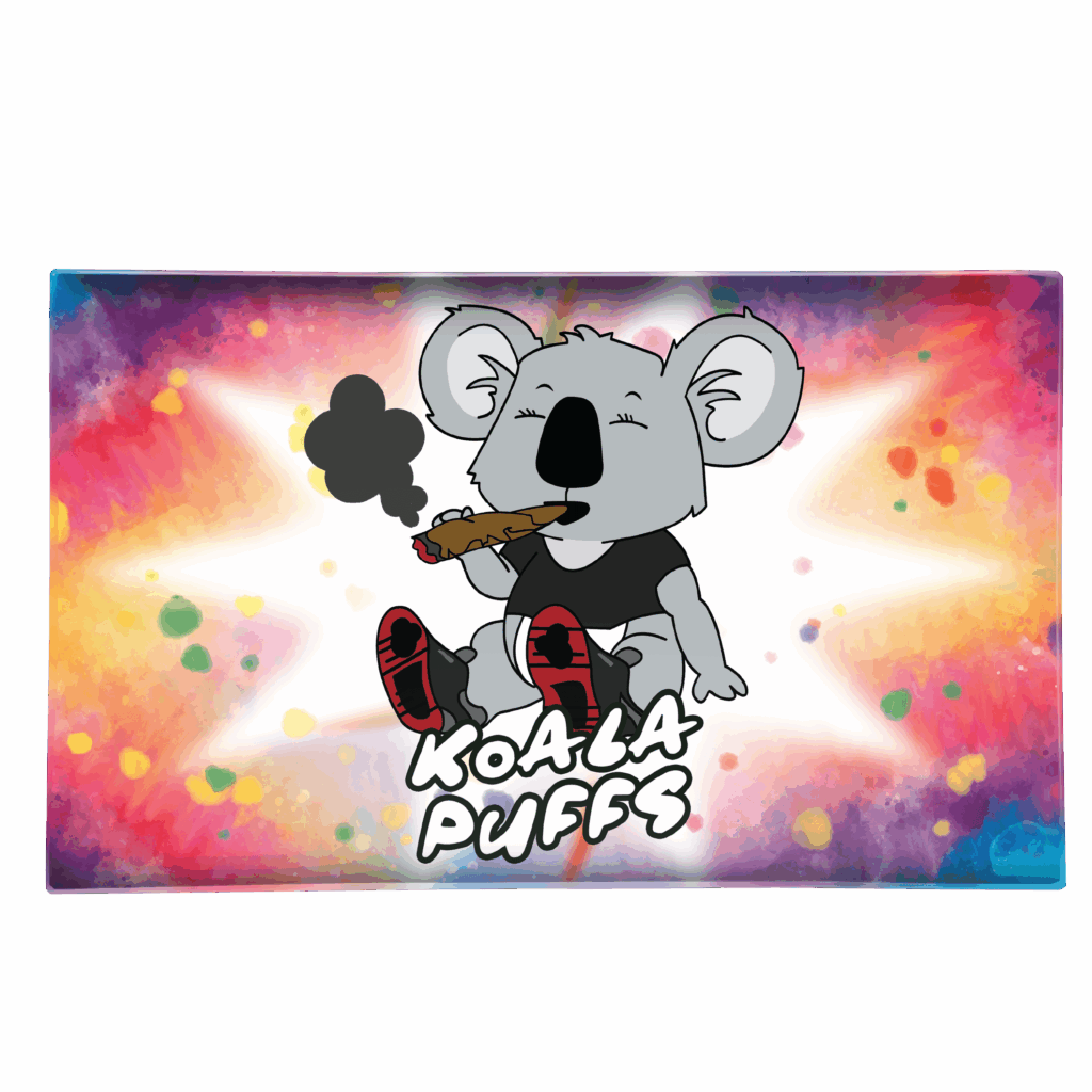 Koala Puffs Glass Rollin’ Tray
