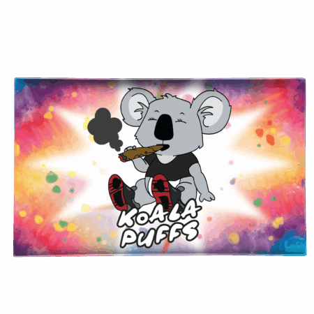 Koala Puffs Glass Rollin' Tray