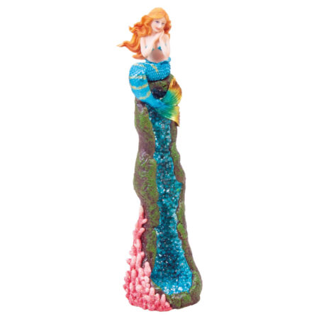 Sitting Pretty Mermaid Vertical Incense Burner - 10.5"