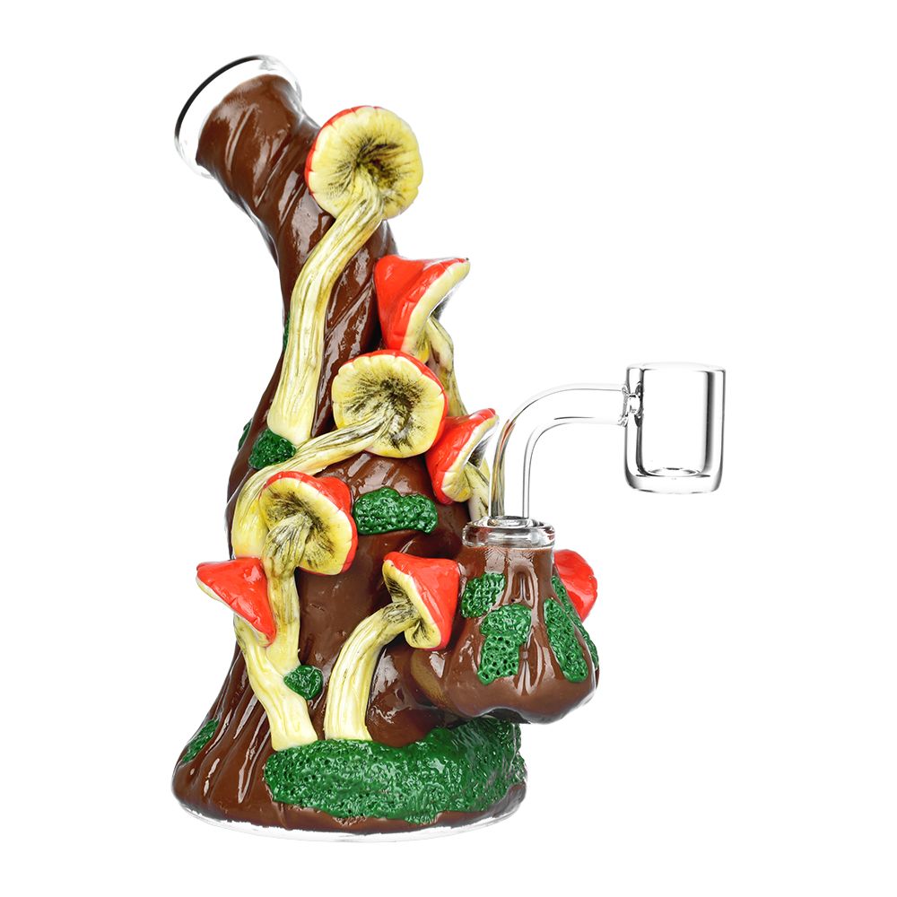 Mossy Forest Mushroom Dab Rig – 6.75″ / 14mm F
