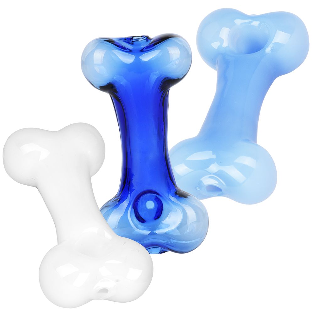Fido’s Fancy Glass Hand Pipe – 4″ / Colors Vary