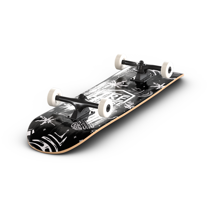 TRE House – Skateboard Deck Assembled – 8.25″