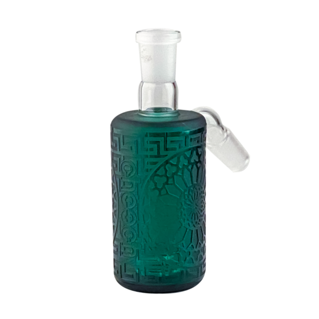 Cheech Glass 5″ Abstract Sandblasted Ashcatcher