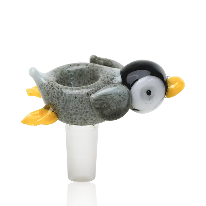 Penguin Paulie Bowl Piece by Empire Glassworks