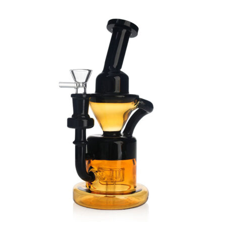 SINGLE UPTAKE RECYCLER EYE-CATCHY SHOWERHEAD PERC RIG