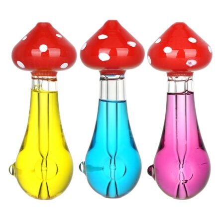 Mushroom Mojo Glycerin Hand Pipe With Freezable Glycerin