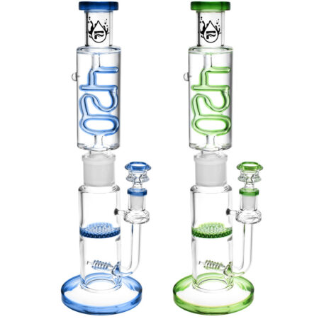 Pulsar 420 Design Glycerin Stacker Water Pipe | 13.75" | 14mm F
