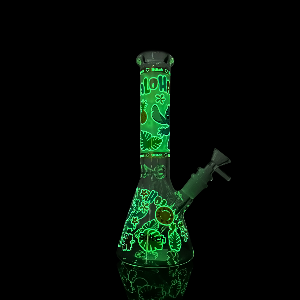 10-Inch Luminous Beaker Water Pipe - Image 2