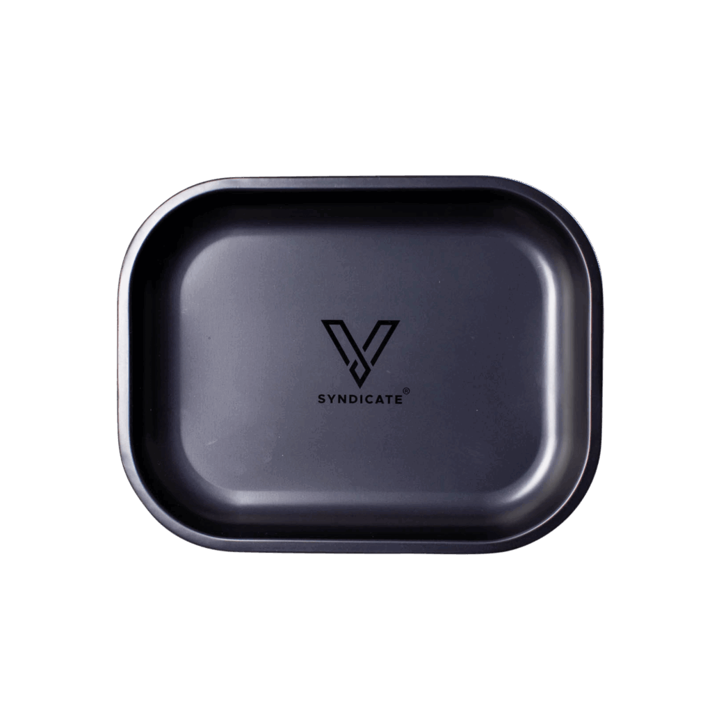 V Class Black Metal Rollin’ Tray