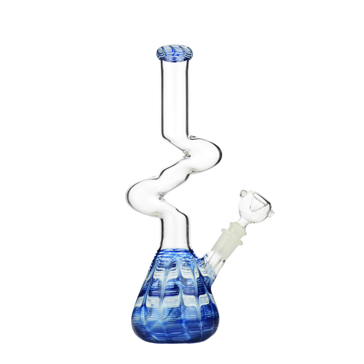 Artistic 12-Inch Zong Water Pipe with 14mm Bowl - Image 3