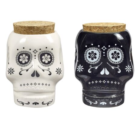 Skull Stash Jar