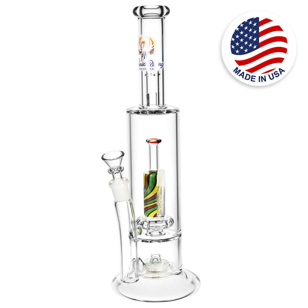 Phoenix Rising Radical Rebirth Water Pipe w/ Light -13.5″/14mm F