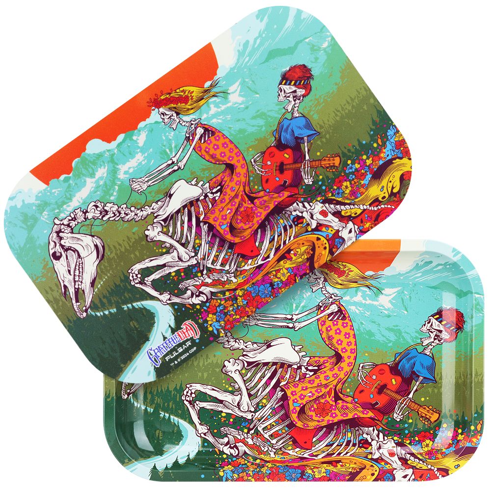 Grateful Dead x Pulsar Rolling Tray & Lid Kit – Dead Horse / 11″ x 7″